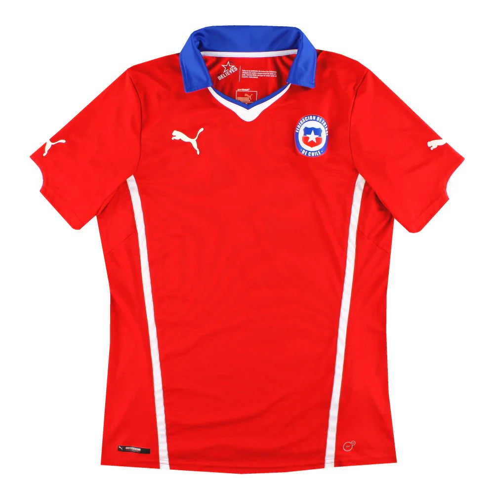 2014-15 Chile Puma Home Shirt Sanchez #7