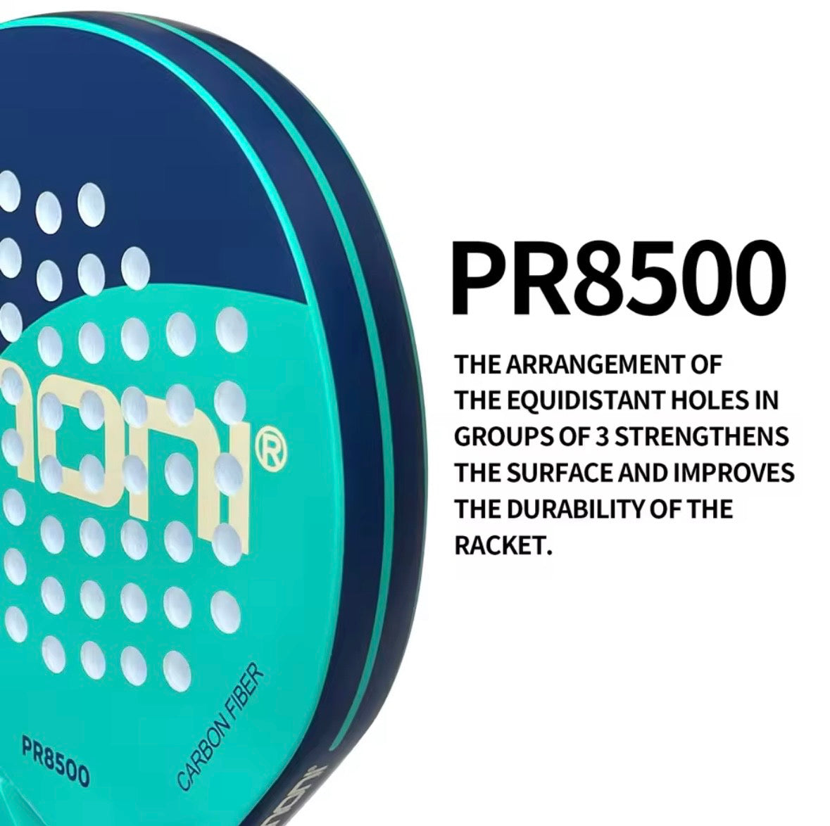 IANONI Padel Racket Carbon Fiber Surface