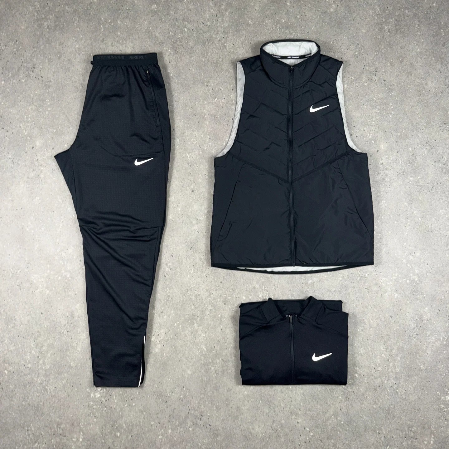 NIKE THERMA GILET BUNDLE BLACK
