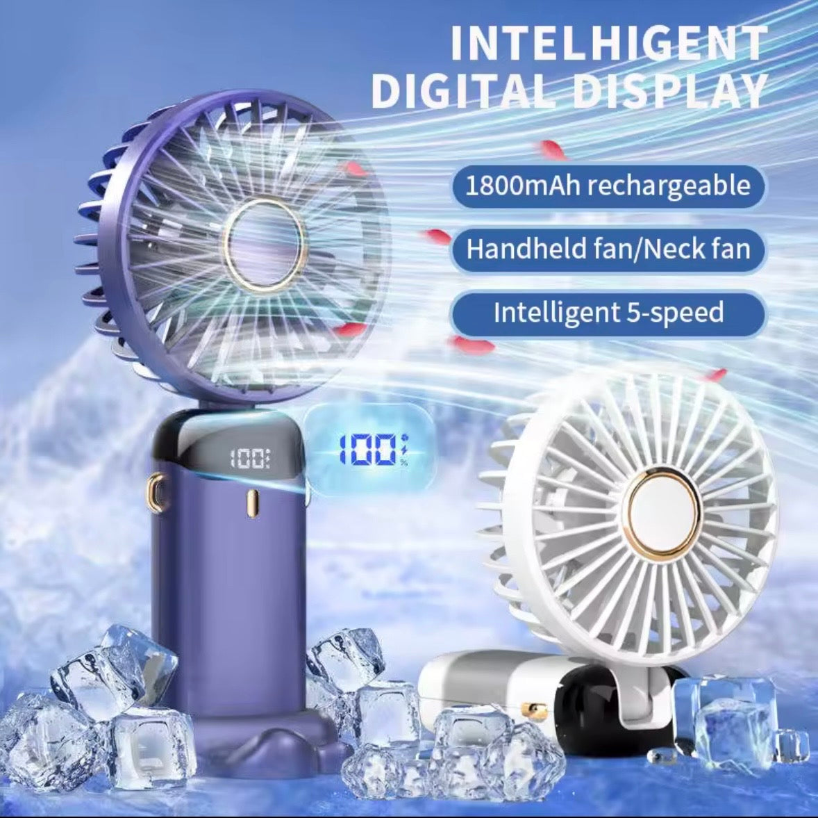 Ice Compress Fan High-speed Cooling