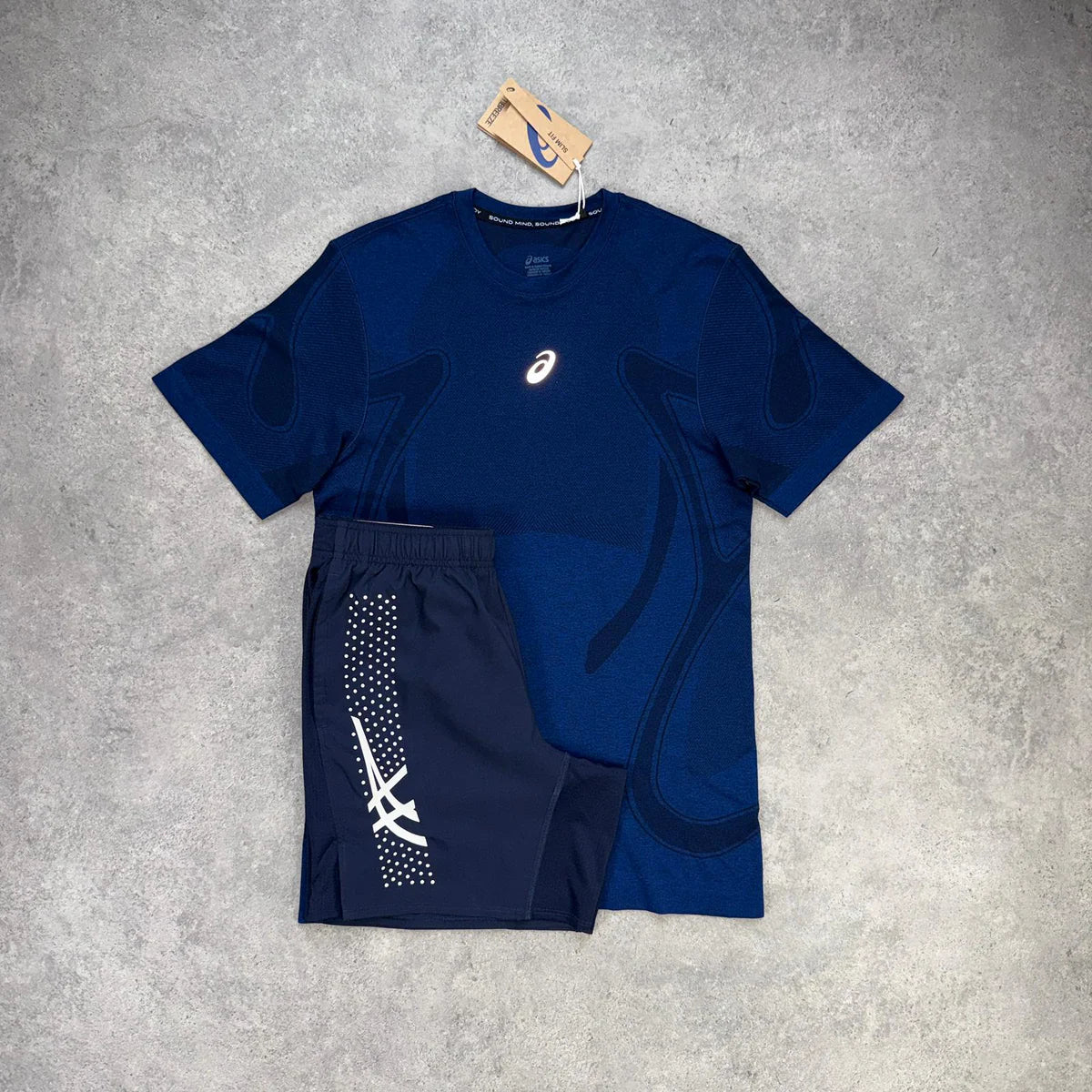 ASICS ICON T-SHIRT MIDNIGHT NAVY & MIDNIGHT