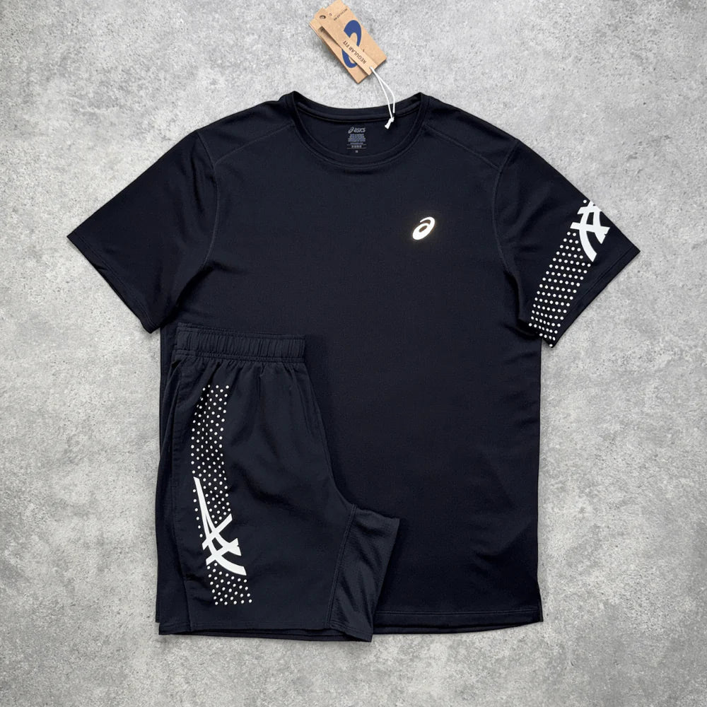 ASICS Icon Shirt Set Black