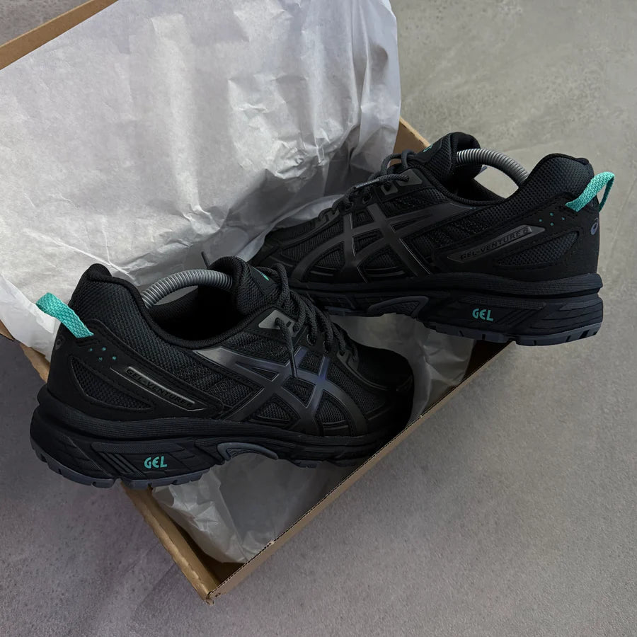 ASICS GEL VENTURE 6 TRAINER - DARK GRAPHITE / TEAL