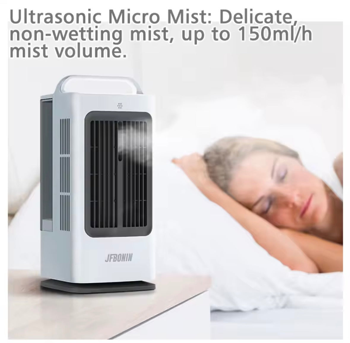 3-IN-1 Mini Portable Air Cooler with Intelligent Touch Control