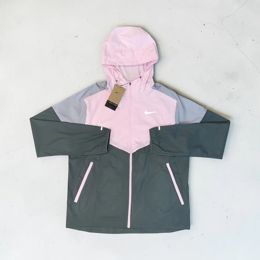 NIKE DRI-FIT WINDRUNNER AND 7” CHALLENGER SHORTS SET - FOAM PINK / GREY