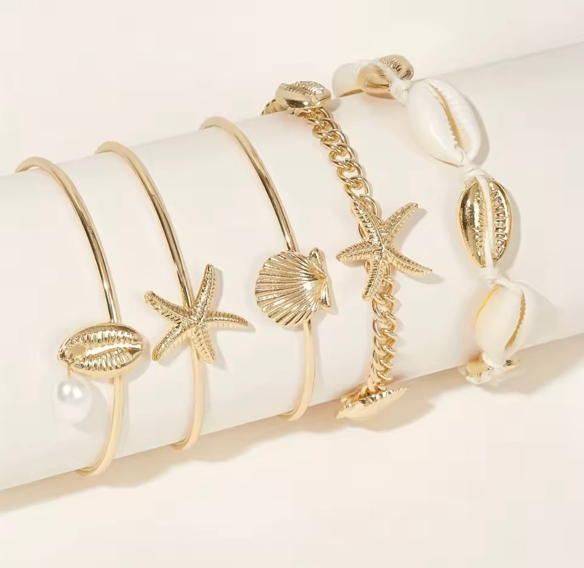 Women's Bracelet Starfish Shell Pendant