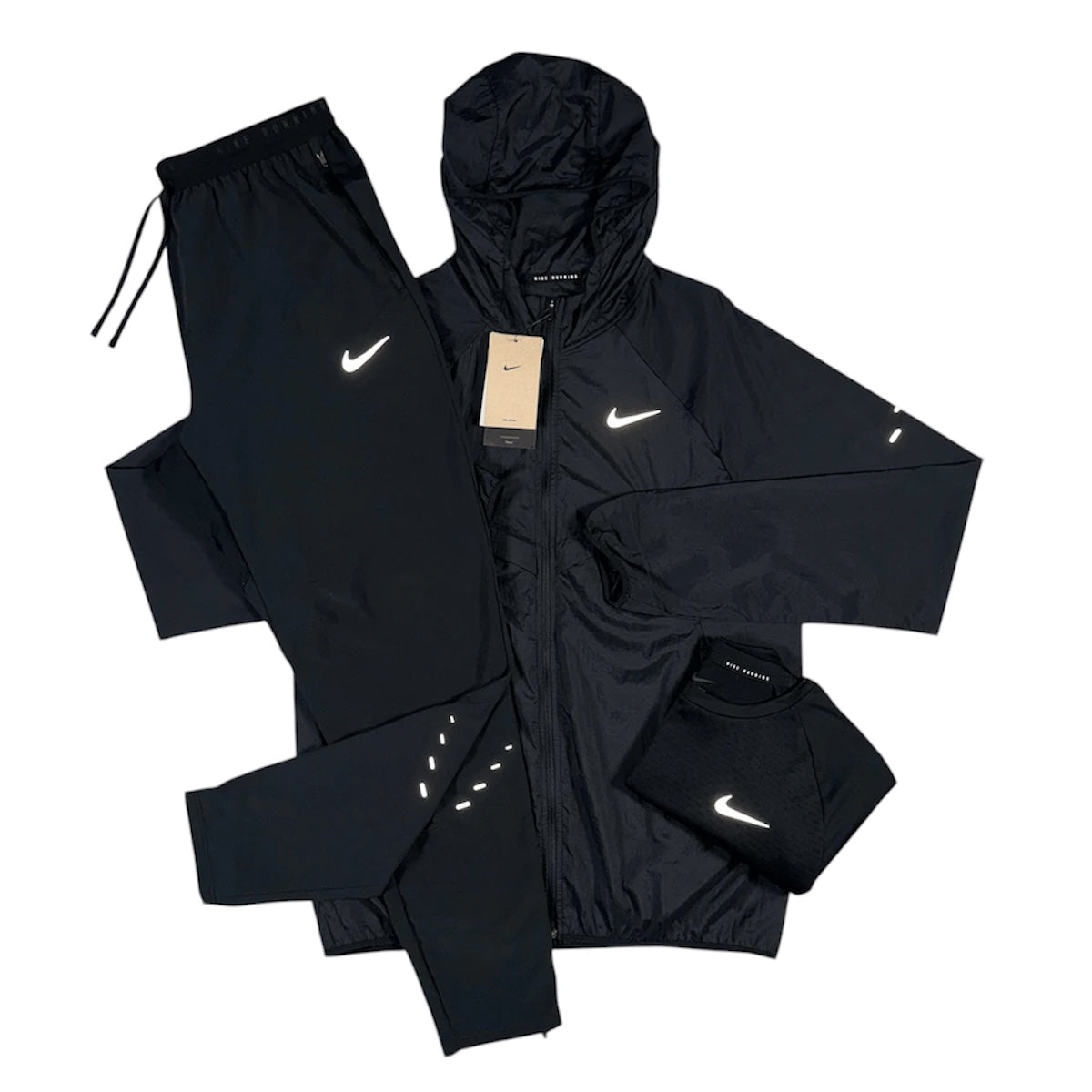 NIKE STRIDE TRACKSUIT TRI-SET 'BLACK'