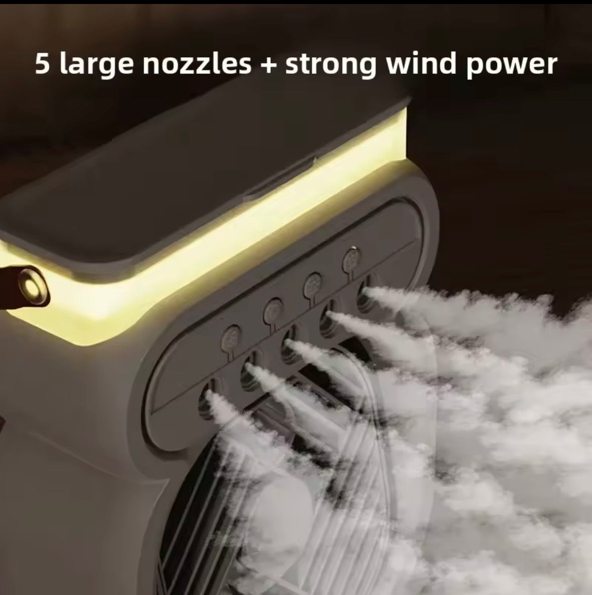 Spray Humidifier Fan Desktop