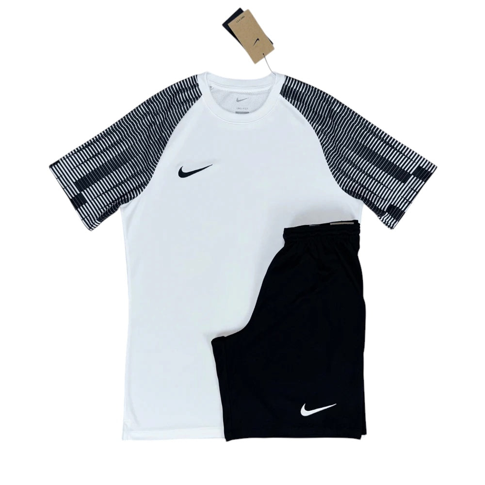 NIKE ACADEMY PARK SHORTS SET 'WHITE/BLACK'