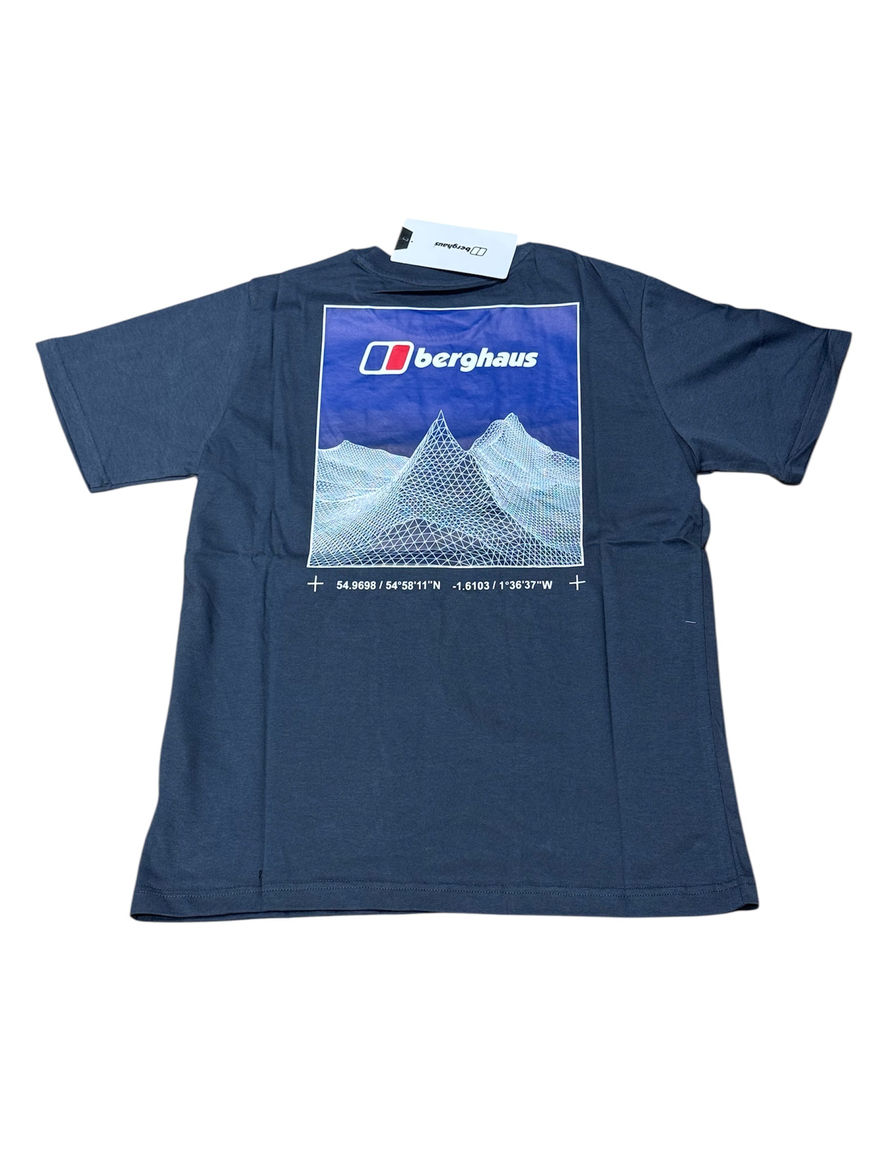 BERGHAUS PINNACLE POINT T-SHIRT MENS DARK GREY