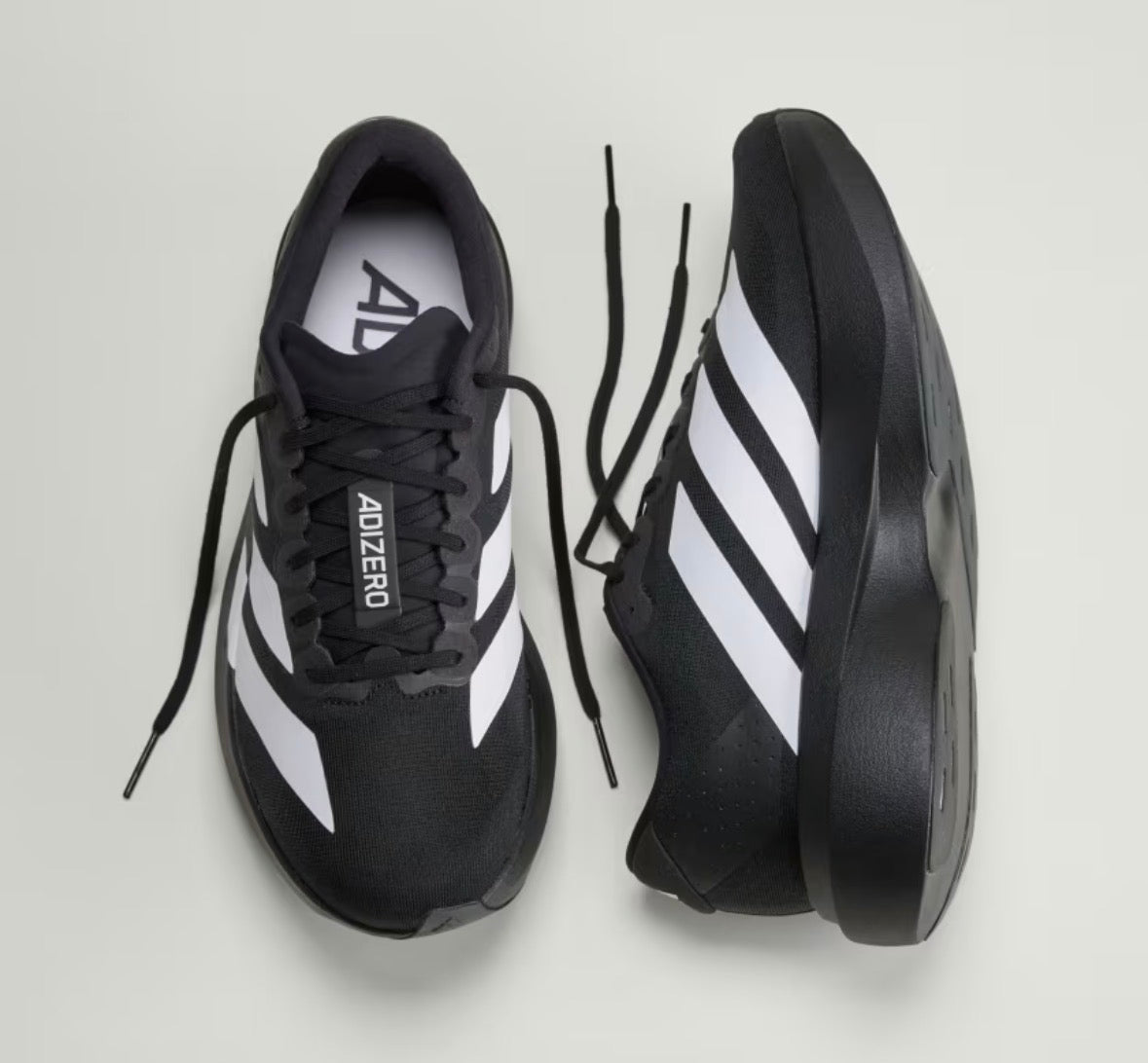 ADIZERO EVO SL SHOES BLACK/WHITE