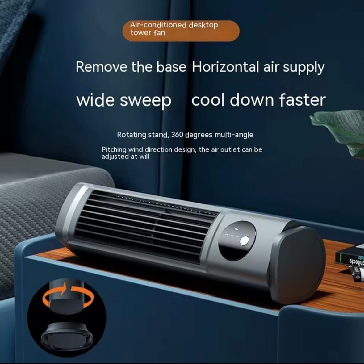 Air Conditioning Fan Grey