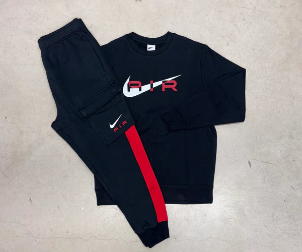Nike Swoosh Air Men's Tracksuit Black/Red