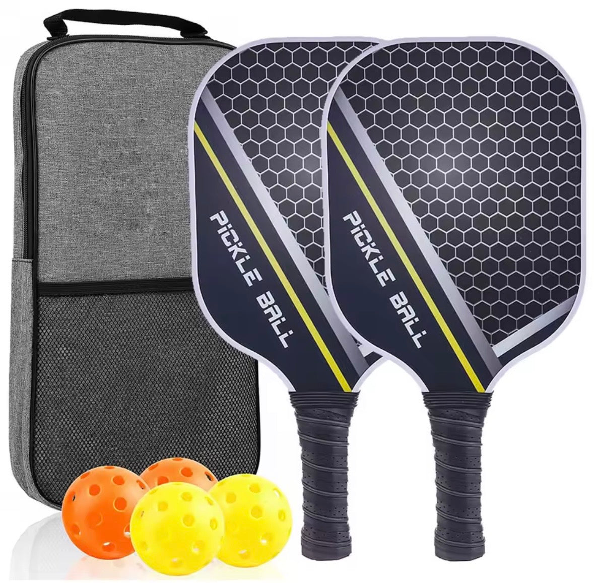 Pickleball Paddles Set-Graphite Carbon Fiber