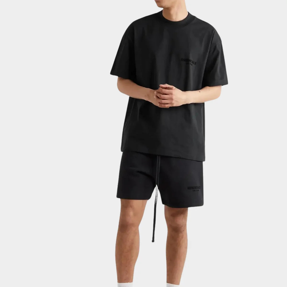 FEAR OF GOD ESSENTIALS SHORT SET 'BLACK' (SS22)