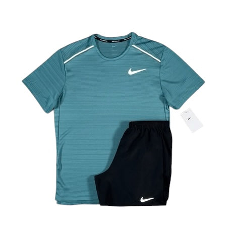 NIKE MILER 1.0 SET 'MINERAL TEAL/BLACK'