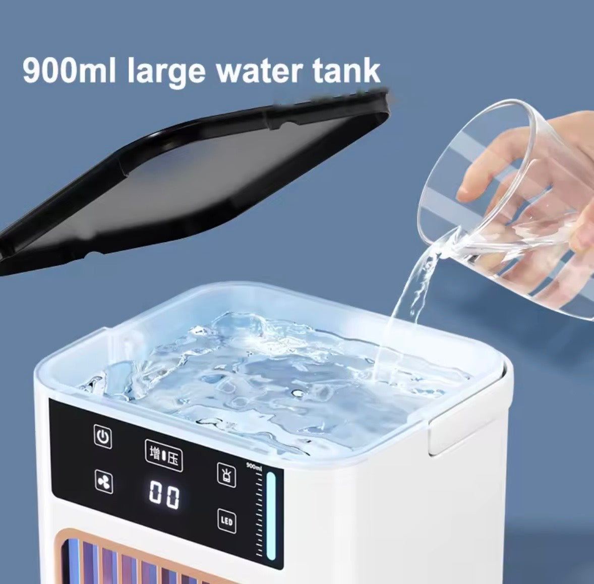 New Upgraded Turbocharged Portable Air Conditioner Fan