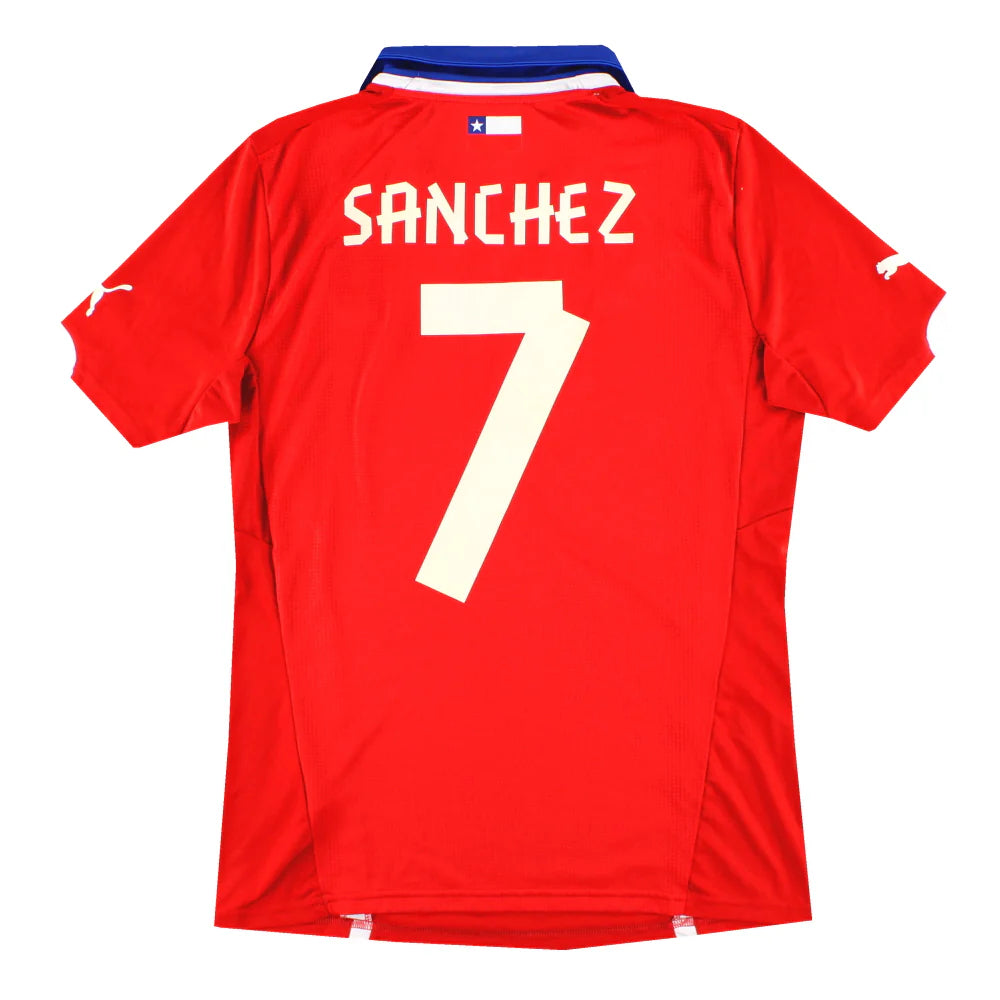2014-15 Chile Puma Home Shirt Sanchez #7