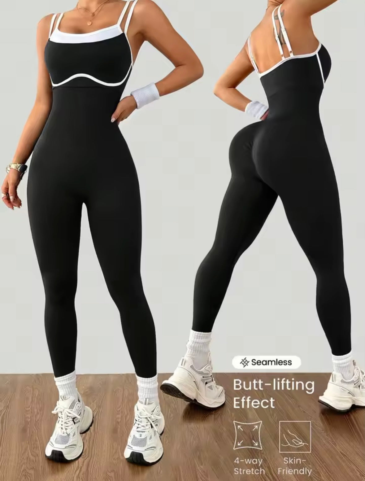 Yoga Bodysuit Black