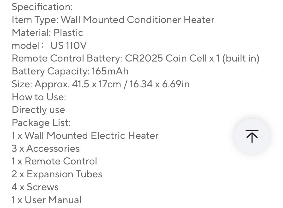 Cooling and Heating AirCon Unit