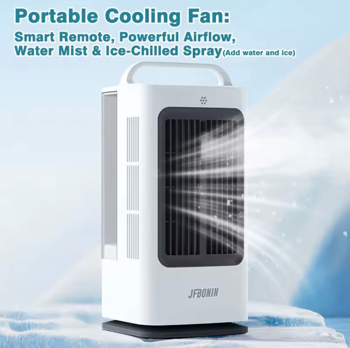 3-IN-1 Mini Portable Air Cooler with Intelligent Touch Control
