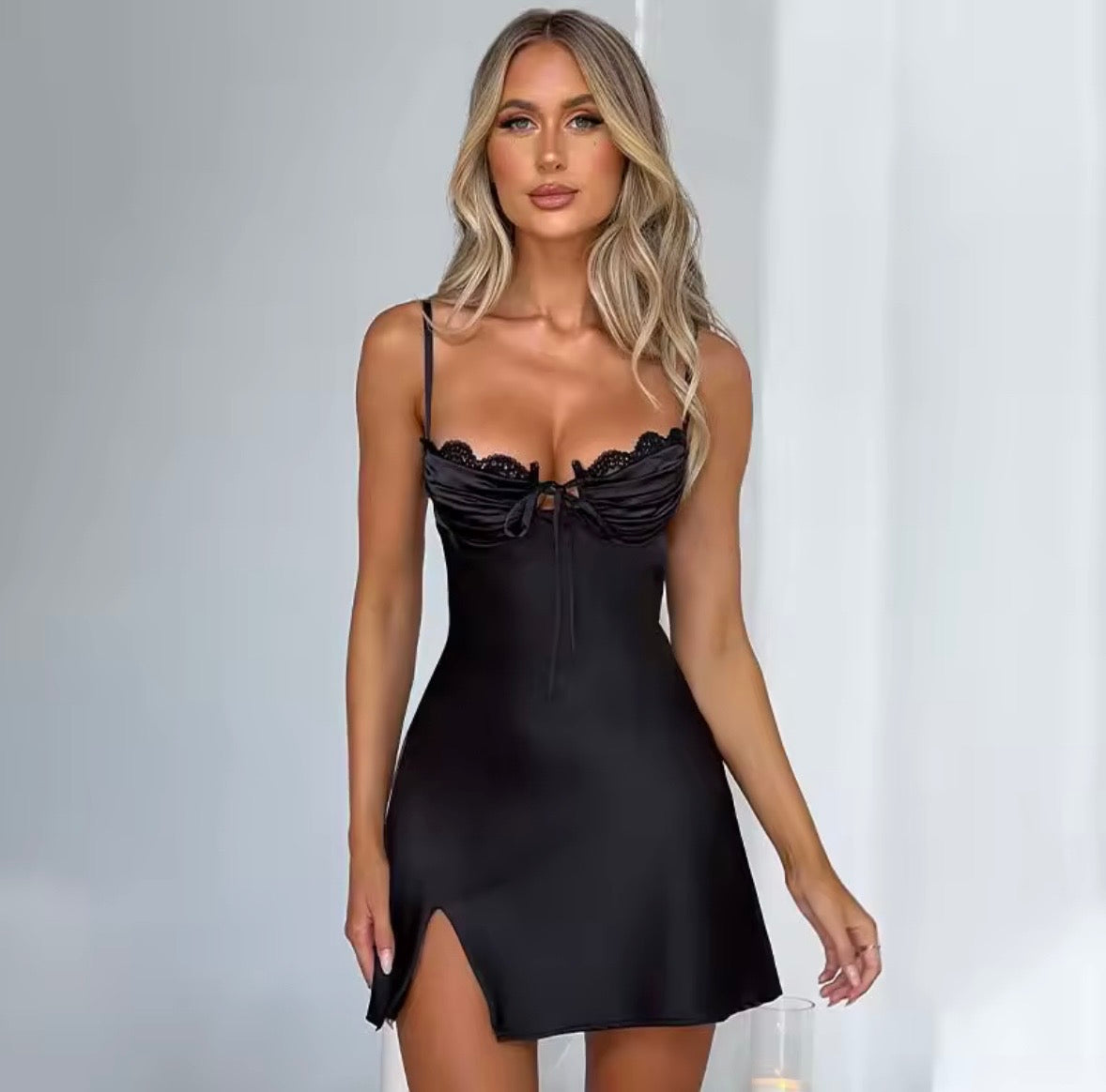 Strap Backless Nightgown