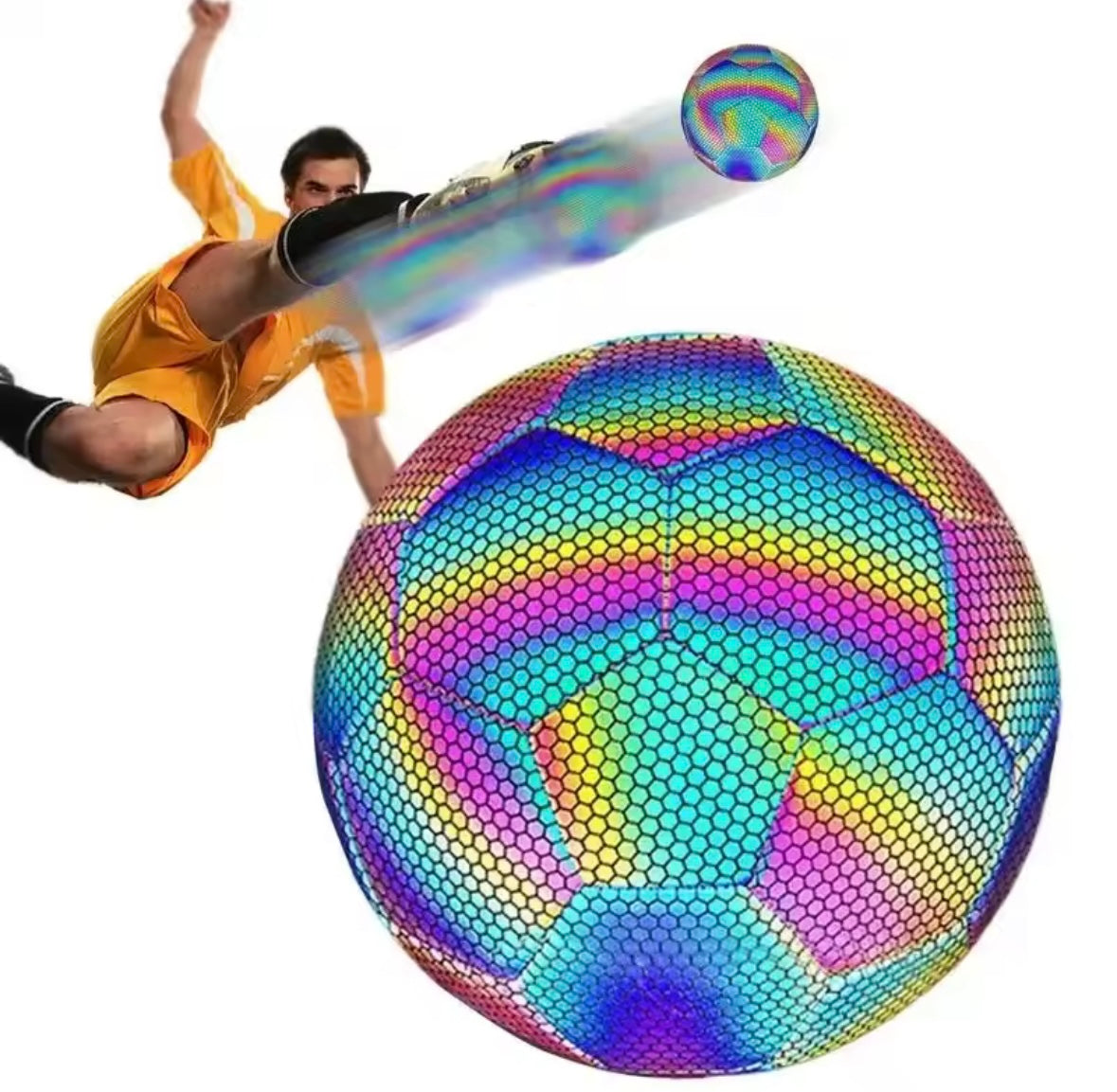 Reflective Football Luminous Ball
